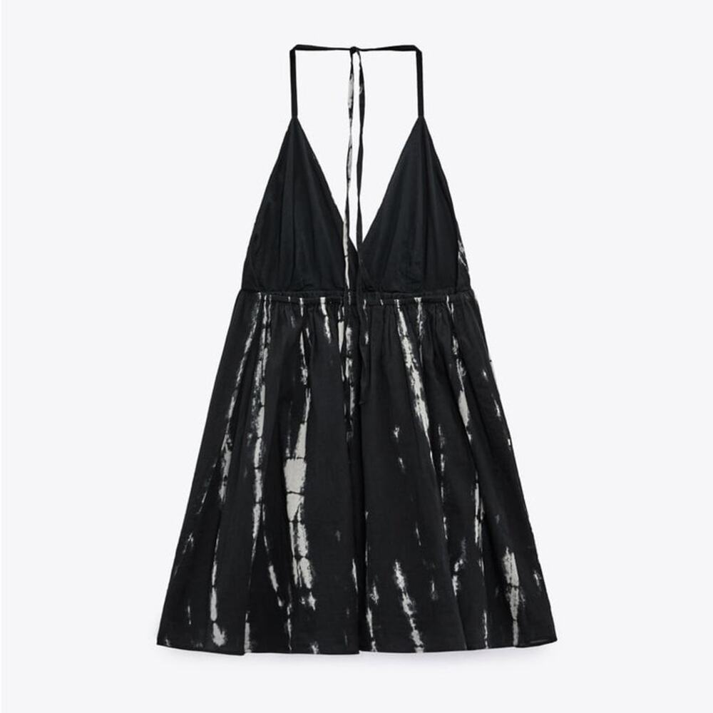 ZARA BLOGGER FAVORITE TIE DYE PRINTED DRESS - Picture 11 of 13
